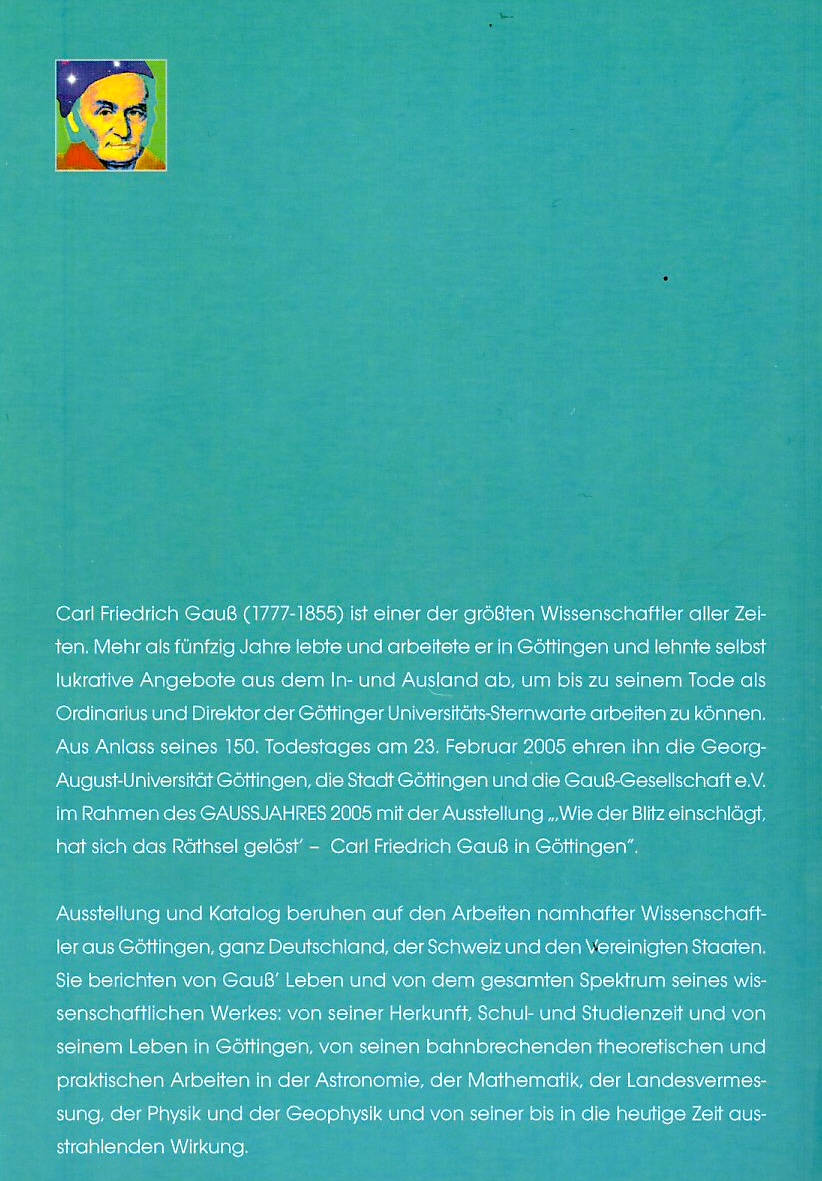 Carl Friedrich Gauss Gttingen