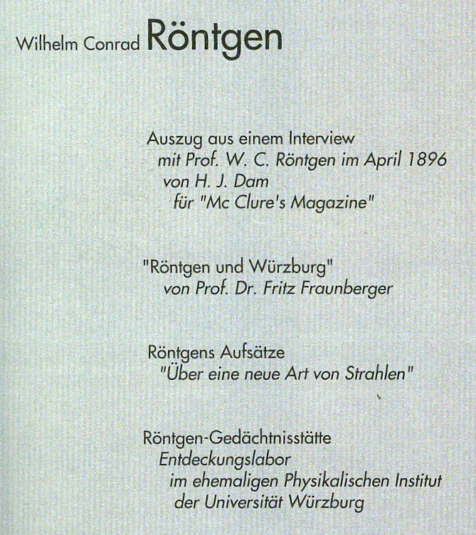 Wilhelm Conrad Rntgen