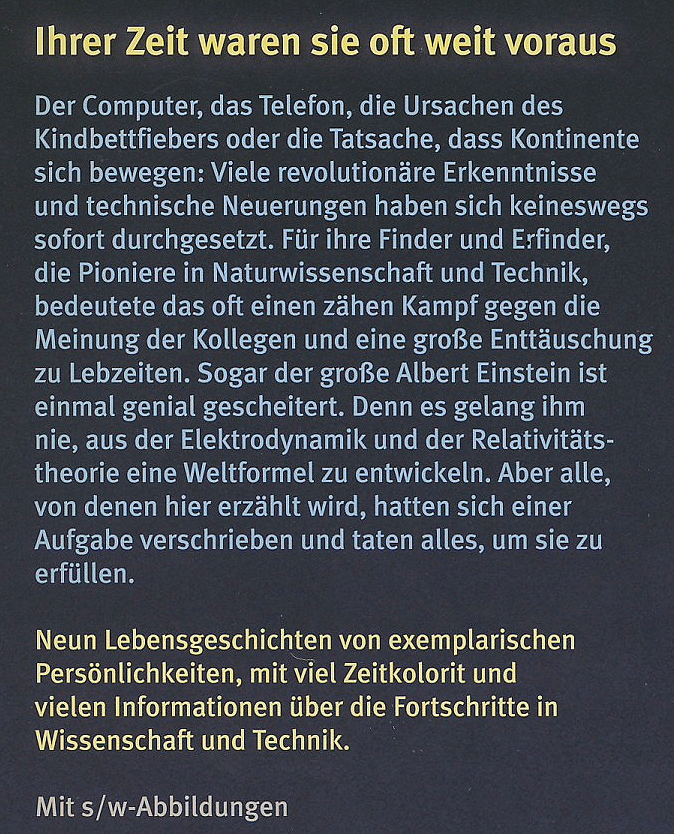 verkannte Pioniere